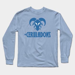 The Ceruladons Mask of the Ceebah Nahala - Blue Long Sleeve T-Shirt